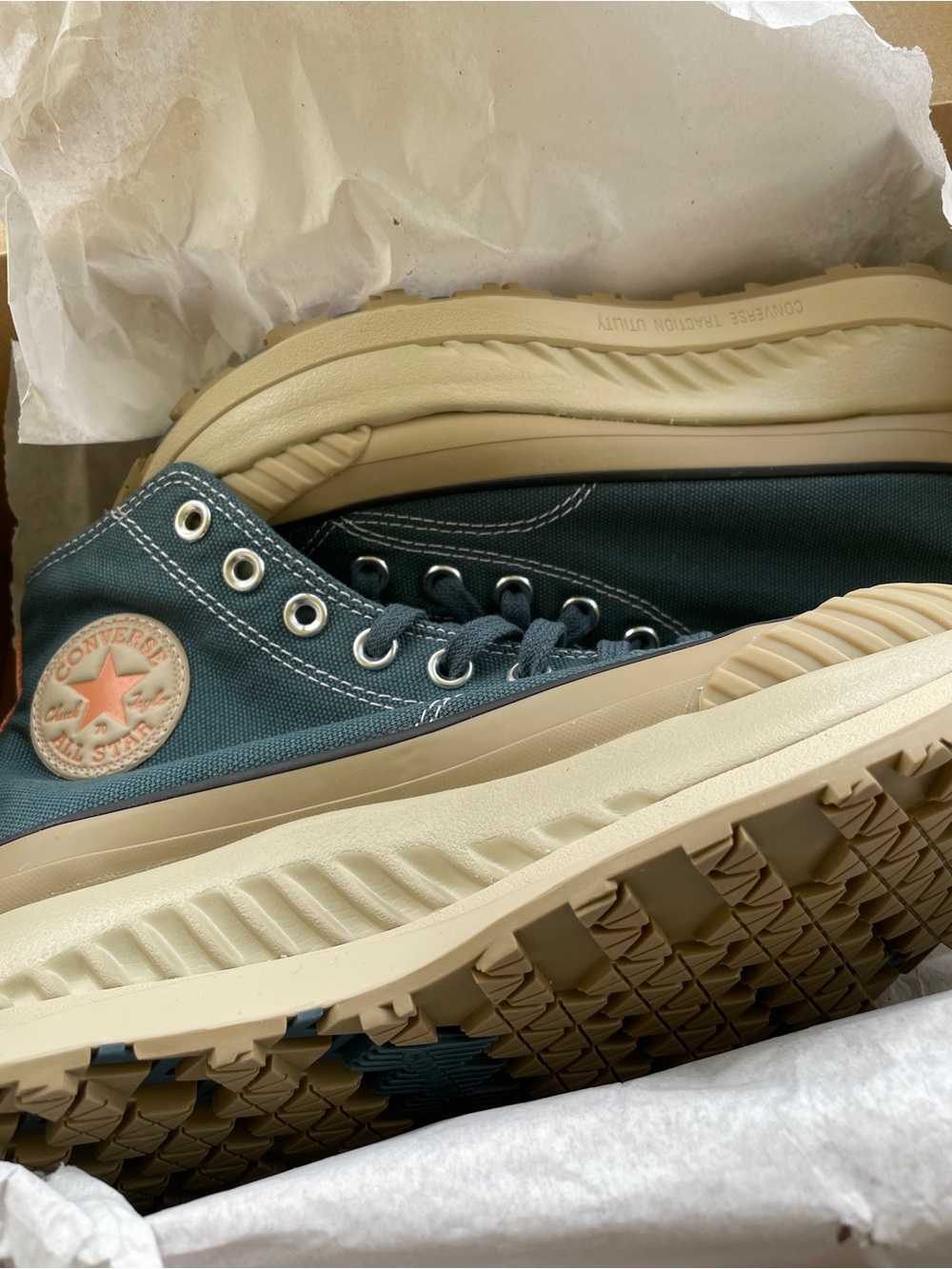 Converse Blue Denim Hi-top Athletic Sneakers NEW